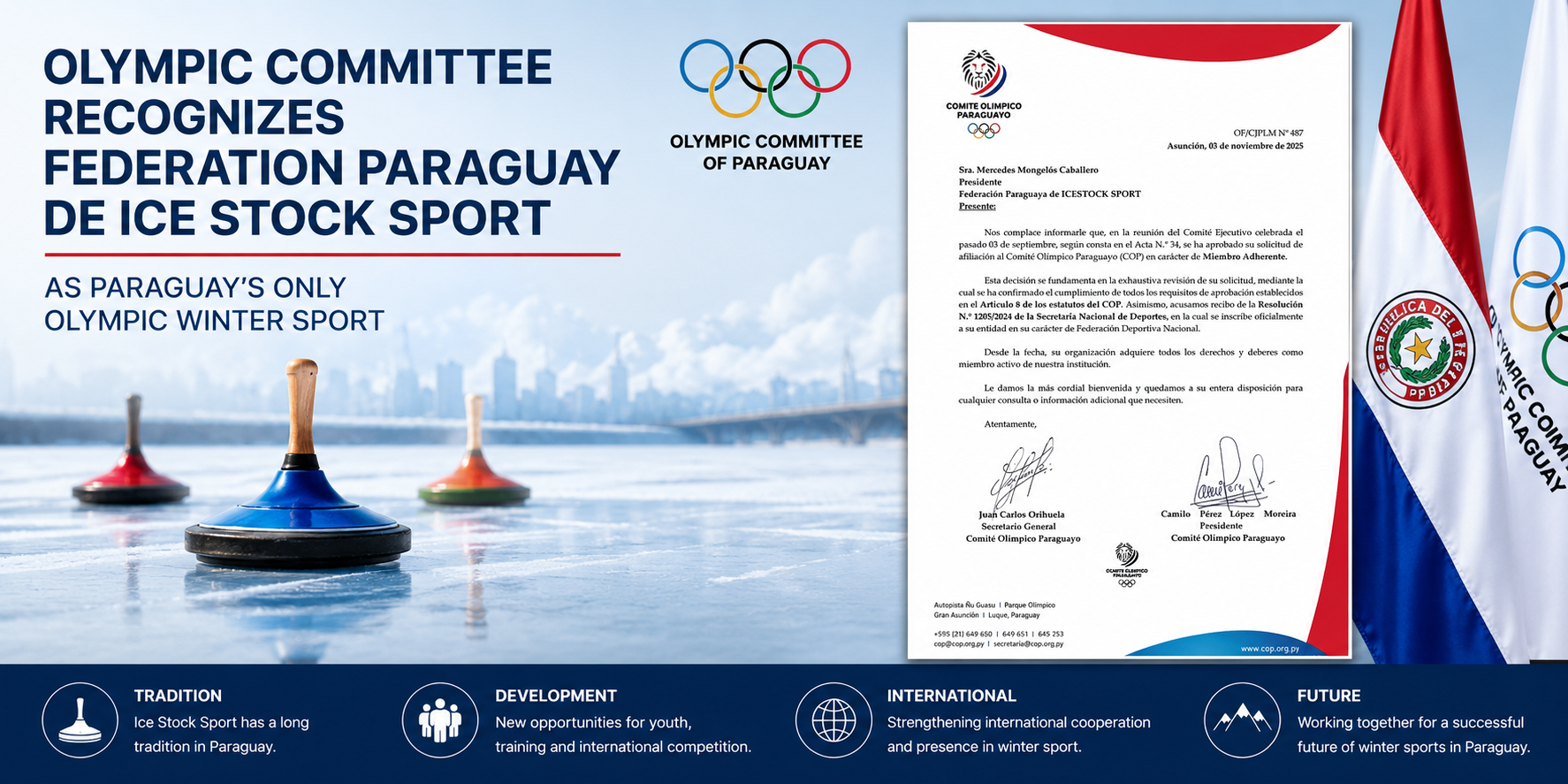 Paraguays Ice Stock Sport auf olympischem Kurs Paraguays Ice Stock Sport auf olympischem Kurs